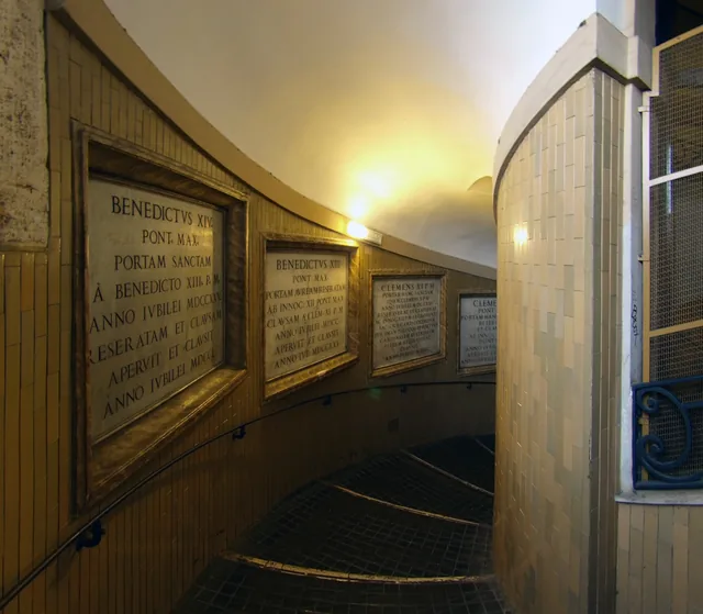 Interior architecture of St Peter’s Basilica
